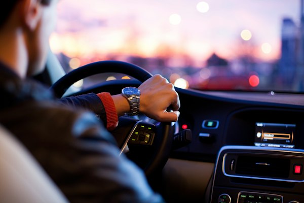 Car on an open road